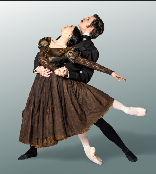 Ballet West Onegin dancers in costume