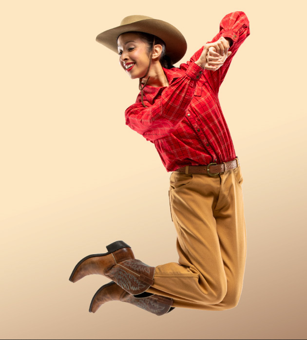 Ballet West Rodeo dancers in costume